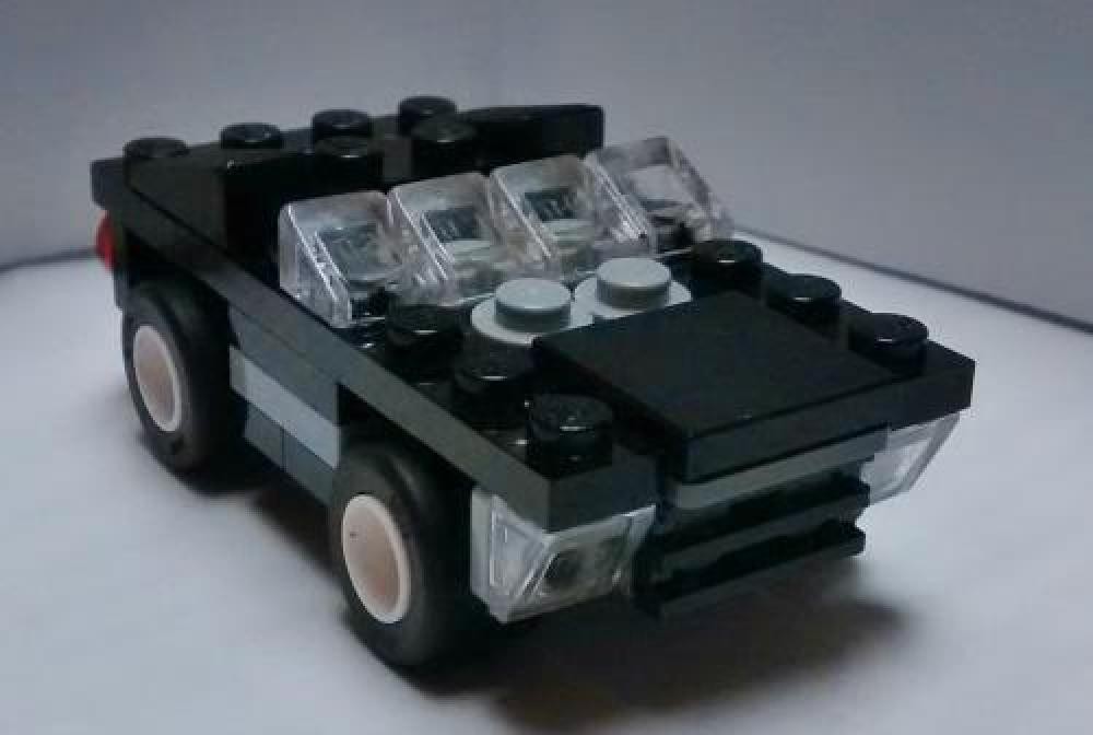 LEGO MOC 30183 Alternate-Muscle Car by Rishab | Rebrickable - Build ...