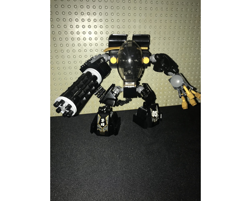 Lego Moc Heavy Gunner By Singleaf Rebrickable Build With Lego