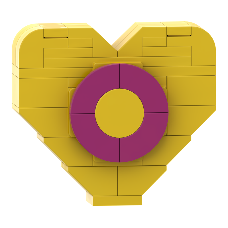 LEGO MOC Love Planet, a LEGO Heart automaton by Planet GBC