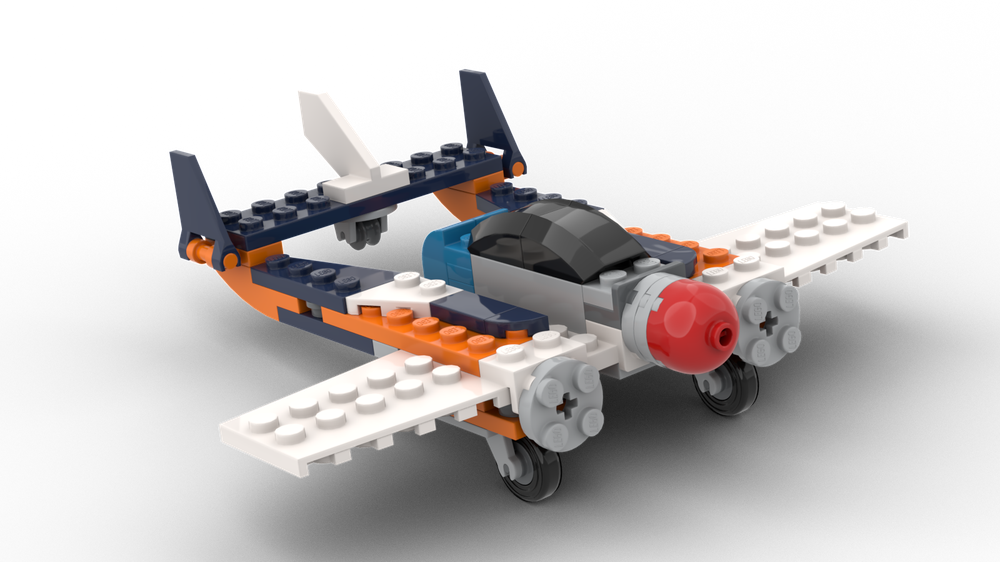 LEGO MOC 31099 Set Alternative Twin Boom Plane by ilyabuilder724 