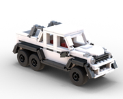 Lego Moc Mercedes Benz G Class 6x6 By Tsmarf Rebrickable Build With Lego