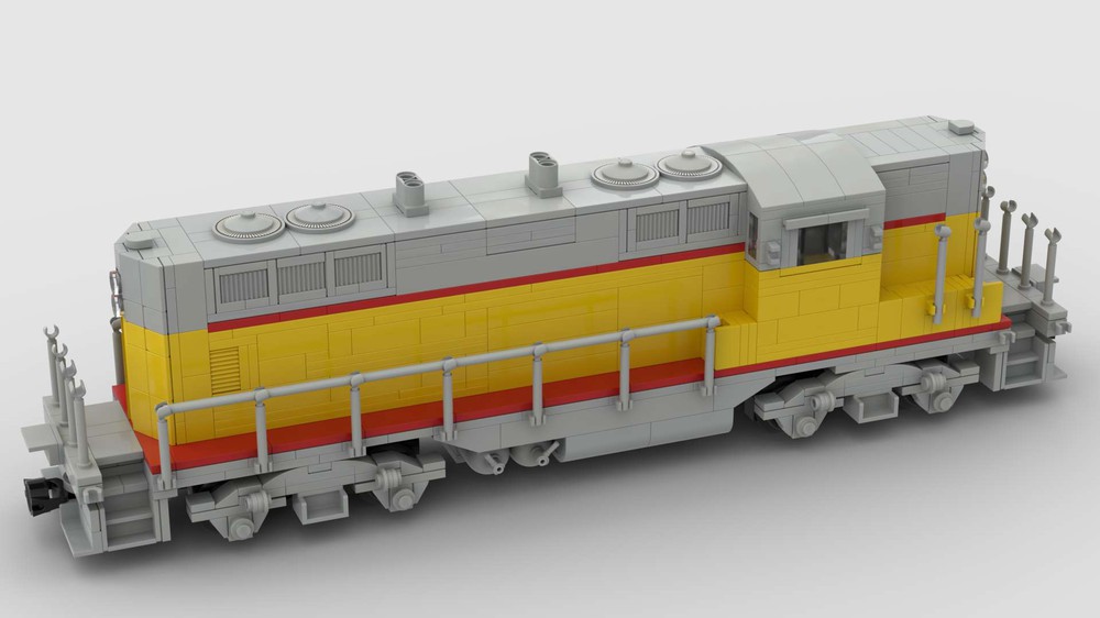 LEGO MOC EMD GP9 Union Pacific by Barduck | Rebrickable - Build with LEGO