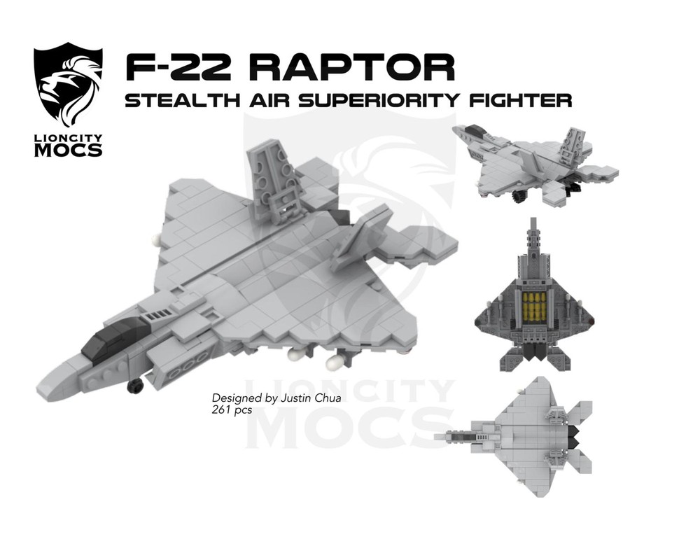 mini lego f 22