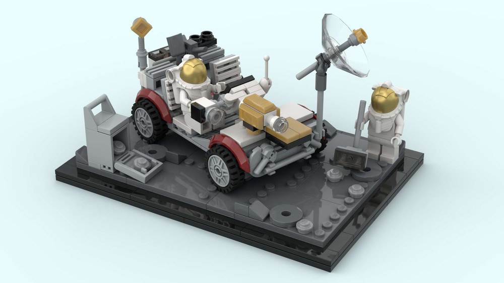 Afslag Ond eksplodere LEGO MOC Apollo Lunar Rover by Bonsaika | Rebrickable - Build with LEGO