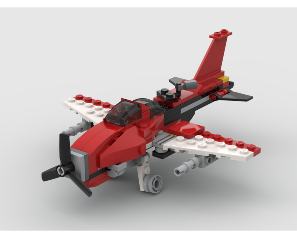 LEGO MOC-38187 31057 - Fighter with rear gunner seat (Creator > Creator ...