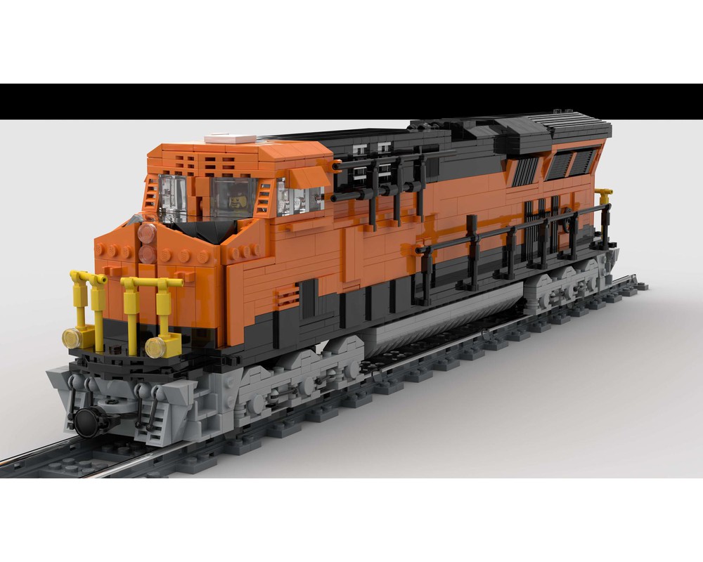 LEGO MOC-38223 ES44AC BNSF (Train 2019) | Rebrickable - Build with LEGO