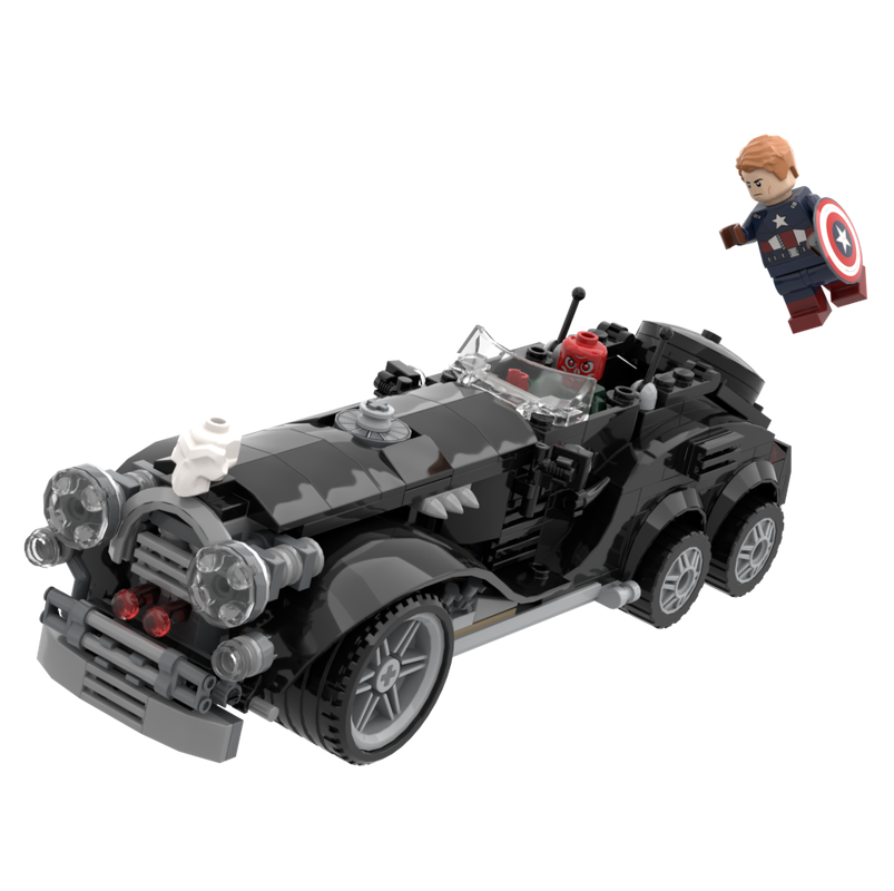 LEGO MOC Red Skull HYDRA Coupe from Captain America: The First Avenger ...