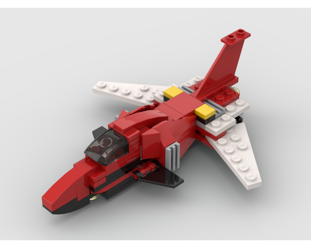 LEGO MOC 31057 - X-29 by KlintIsztvud | Rebrickable - Build with LEGO