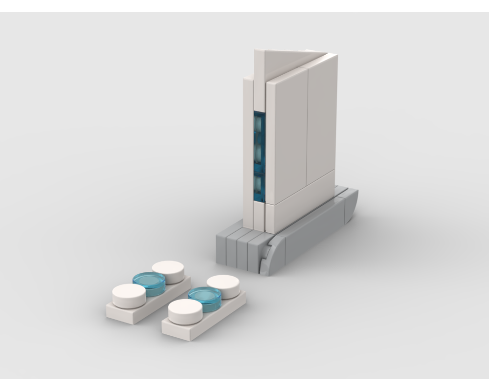 LEGO MOC Nintendo Wii by BuildMaster Rebrickable Build with LEGO