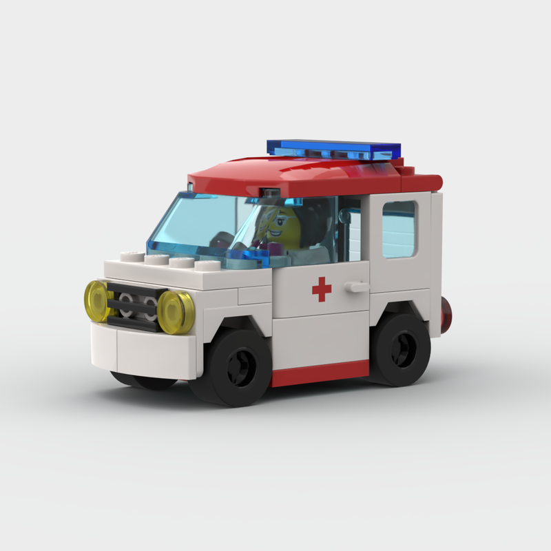 LEGO MOC Little Doctor Car by joey_bricks_things | Rebrickable - Build ...