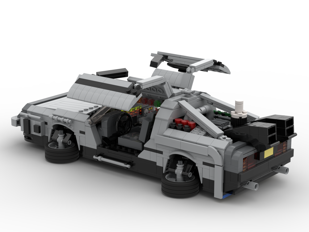 Lego Moc Delorean Time Machine From Back To The Future By Ycbricks |  Rebrickable - Build With Lego