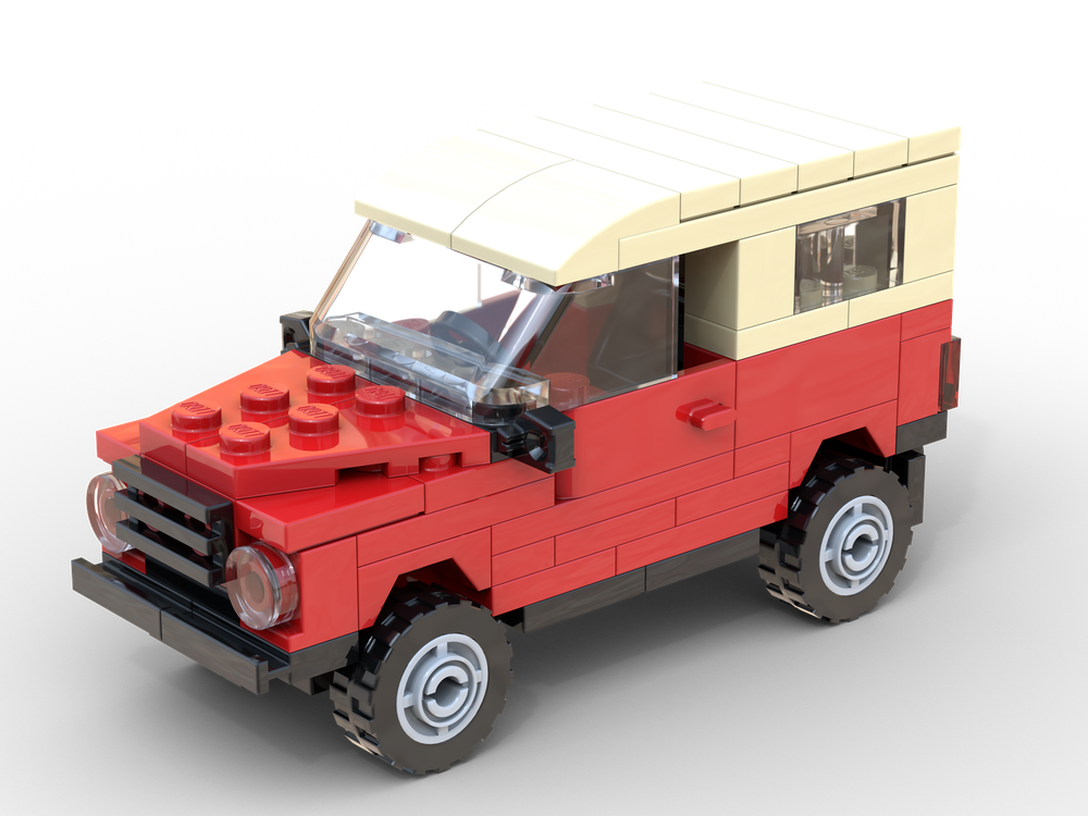 LEGO MOC MOC - Land Rover Defender - Stability tweaked - Red by Cerbrus ...