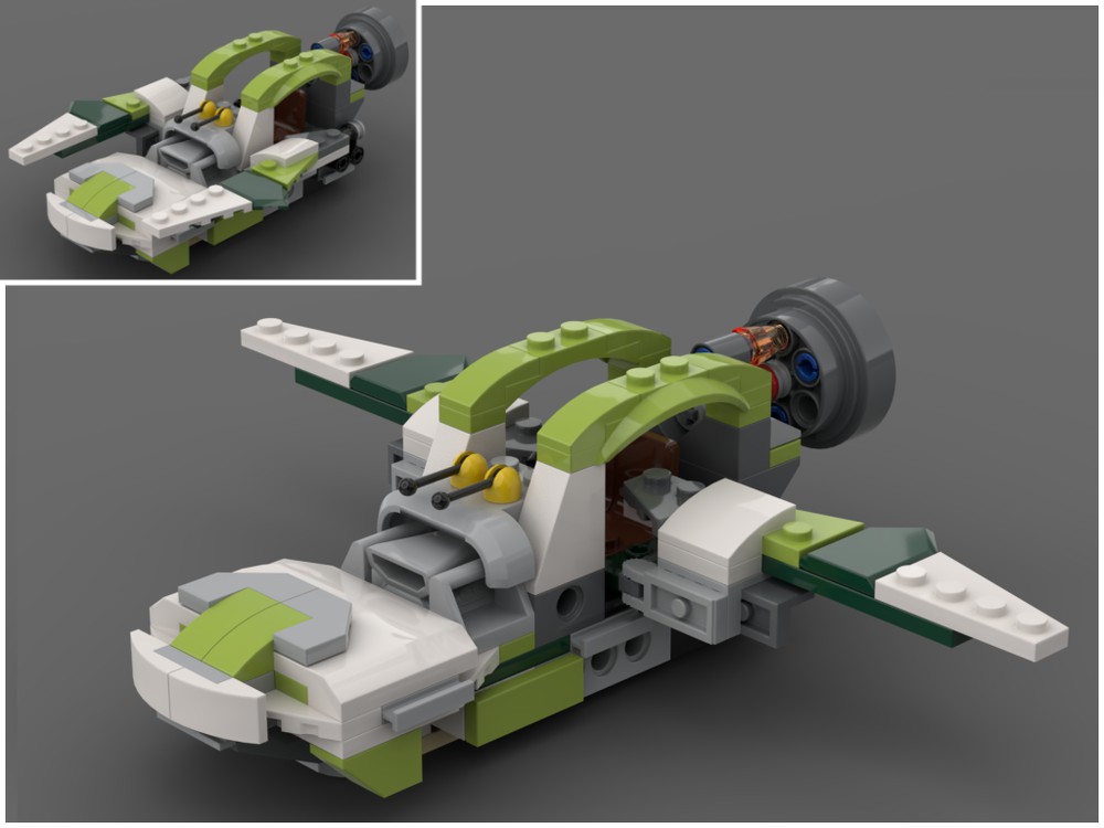 LEGO MOC 31103 / L-wing by anasplathy | Rebrickable - Build with LEGO