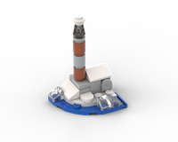 75245 Lighthouse under the snow