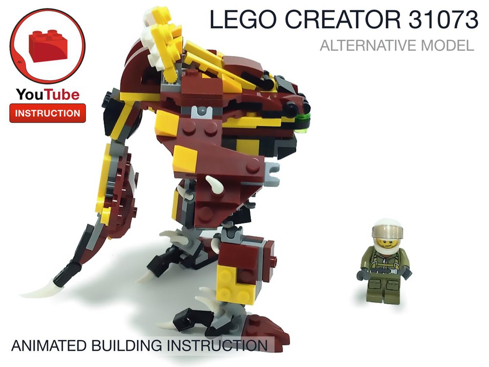 LEGO MOC Lego 31073 MOC Mech Robot Flyer by Bricks Ideas Rebrickable Build with LEGO