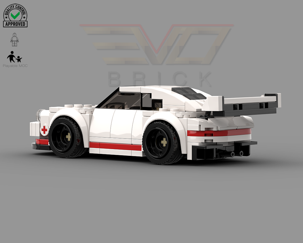 lego technic white porsche