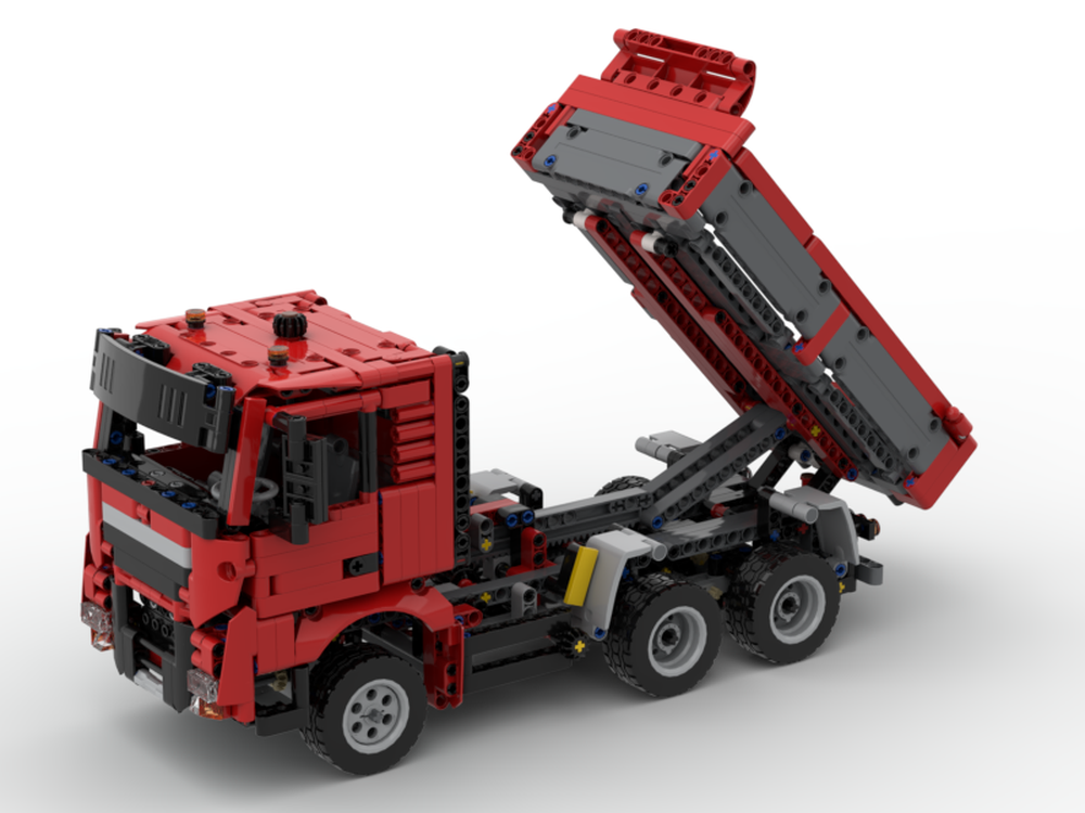 Lego Moc Man Tgx Dump Truck By Technicprojects Rebrickable Build With Lego