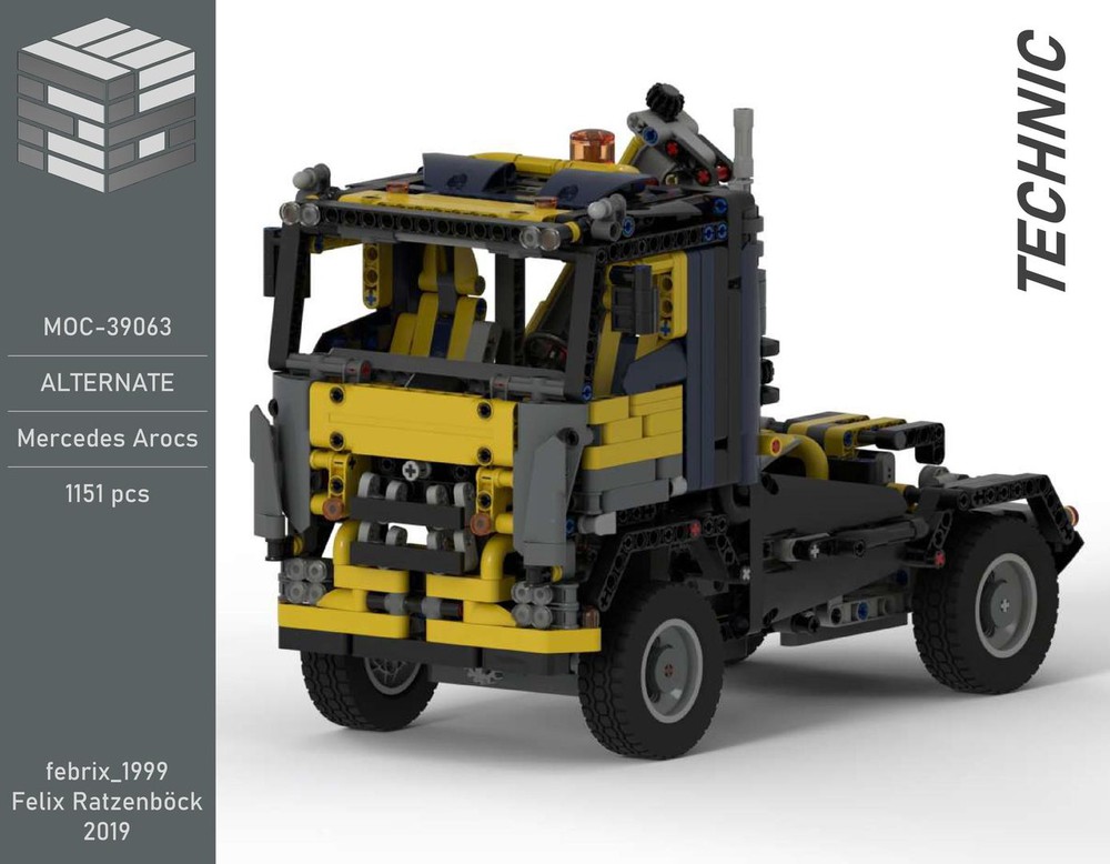 Beskrive browser Ringlet LEGO MOC Mercedes Arocs Alternative 42079 + 42094 by febrix_1999 |  Rebrickable - Build with LEGO
