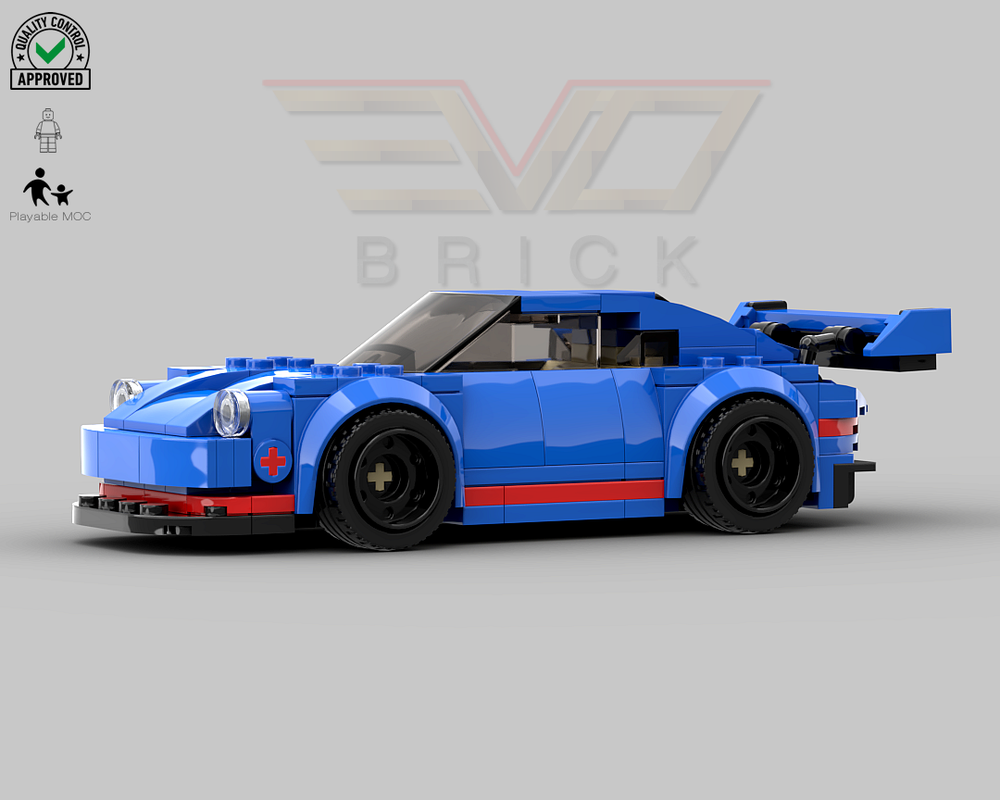 LEGO MOC PORSCHE® 911 Turbo Blue by evobrick