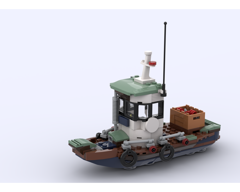 lego fishing boat moc