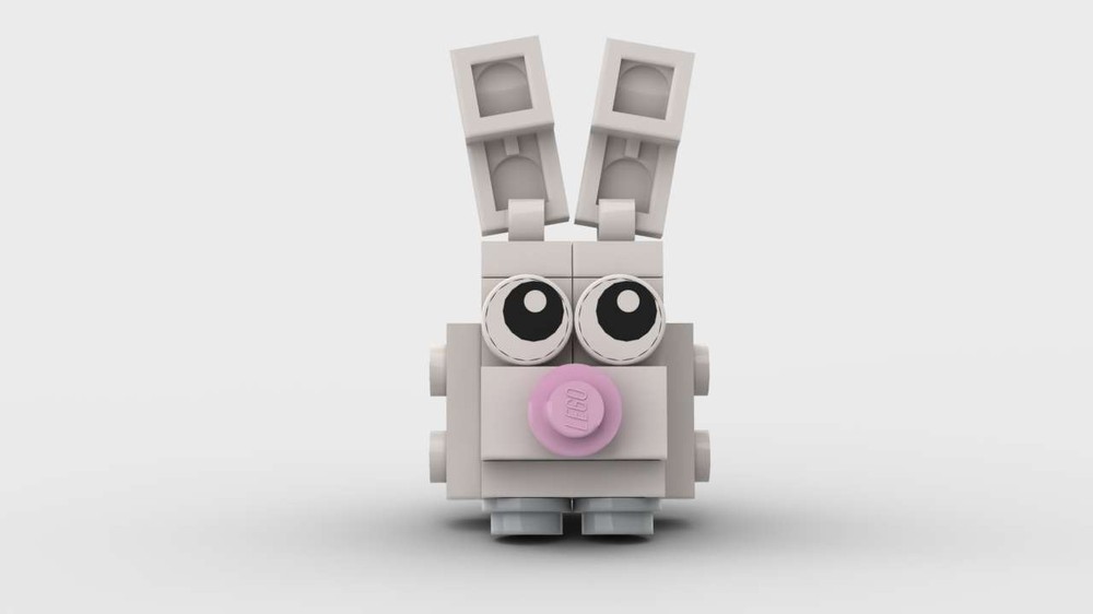 LEGO MOC Mini Easter Bunny by BrickIntelligence | Rebrickable - Build ...