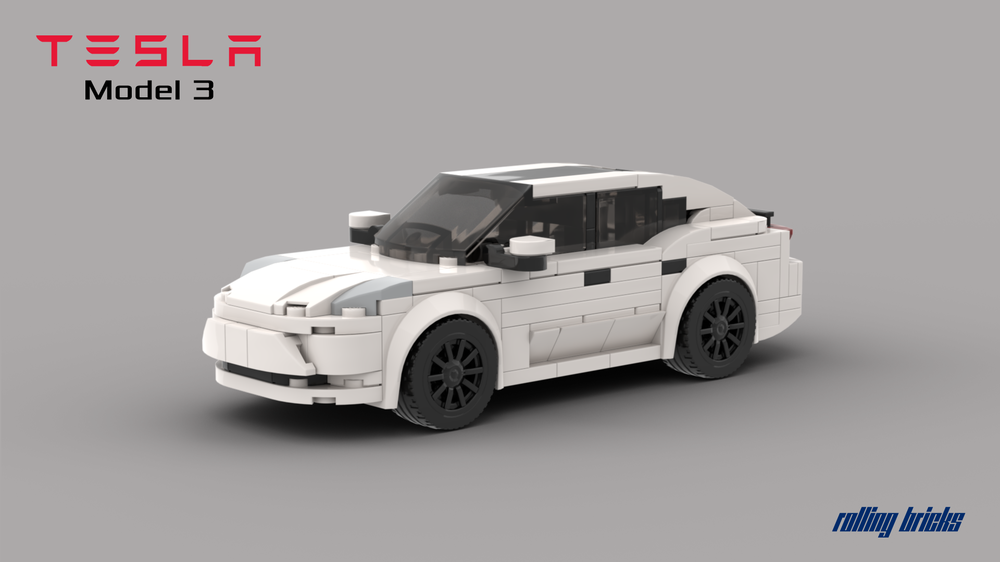 tesla model x lego