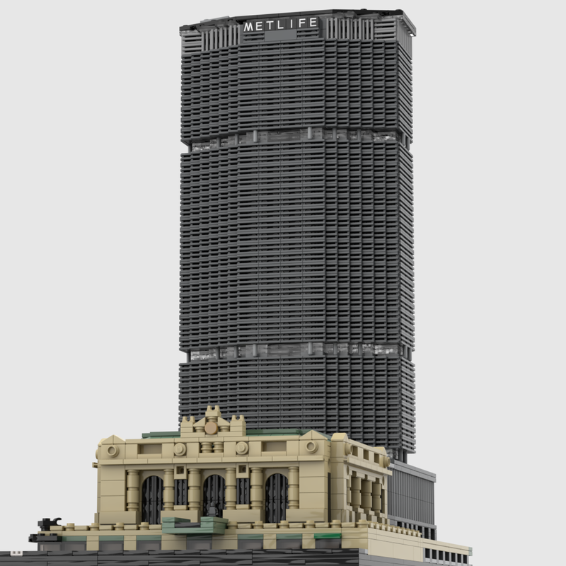 Universel Kyst foran LEGO MOC Metlife Building and Grand Central Terminal at 1/650th scale. by  FunnyTacoBunny | Rebrickable - Build with LEGO