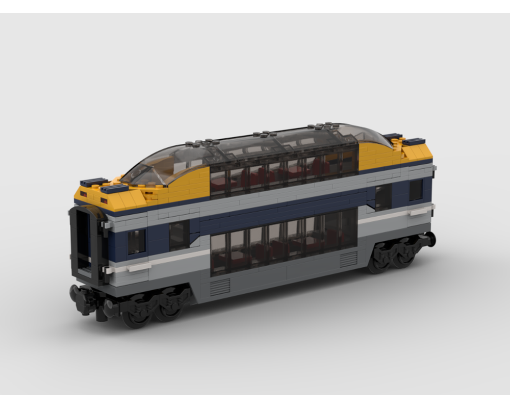 lego double decker train