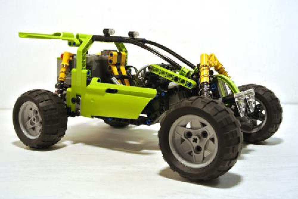 LEGO MOC Lime Buggy by Proto | Rebrickable - Build with LEGO