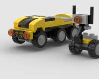 Futuristic Truck and Segway