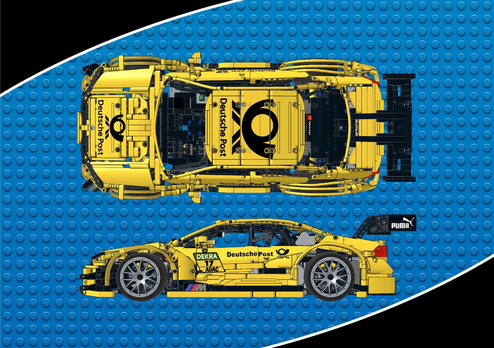LEGO MOC BMW M4 DTM - Timo Glock (2015) by brunojj1