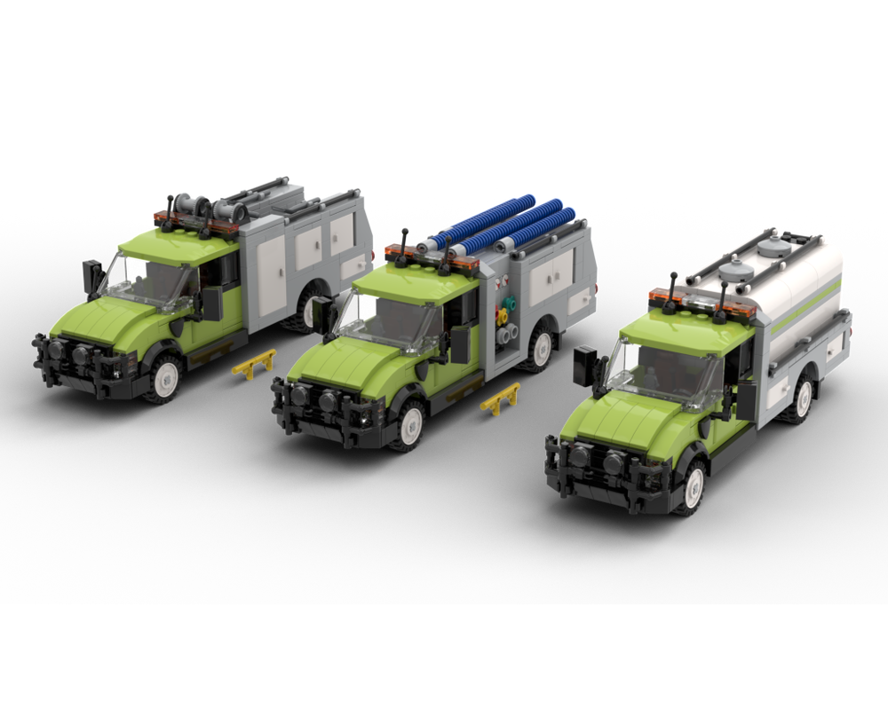 LEGO MOC-39513 Forest Service Truck Bundle (Town > World City > Fire ...