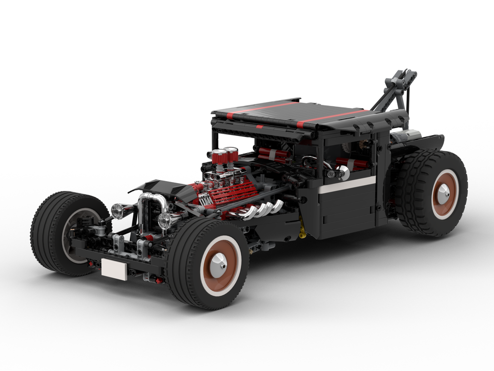 LEGO MOC RC Hotrod by | - with