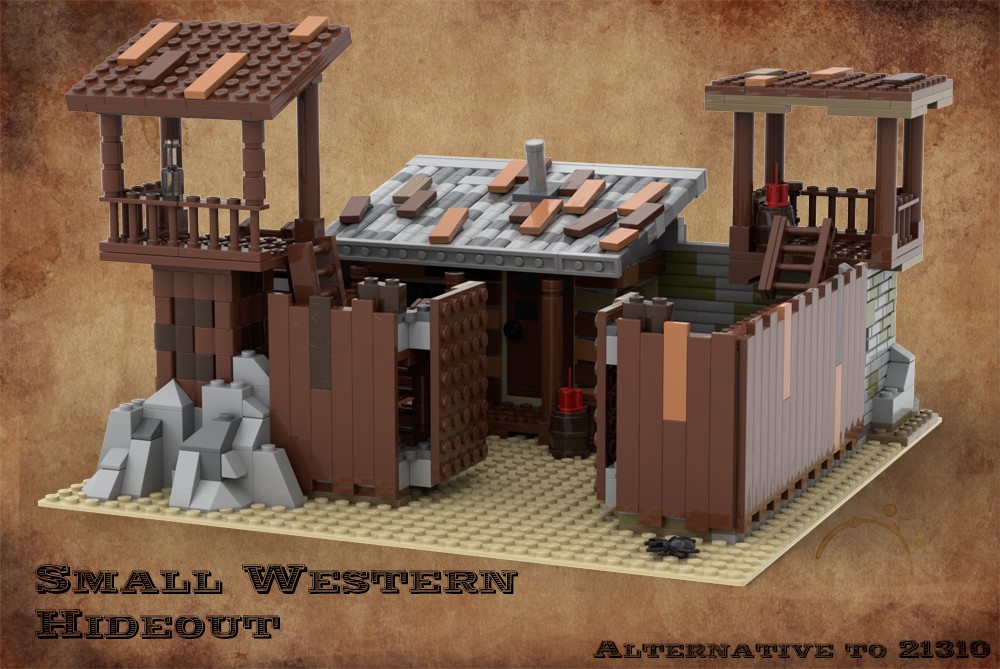 LEGO MOC Small Western Hideout by Marius0151 | Rebrickable - Build with ...