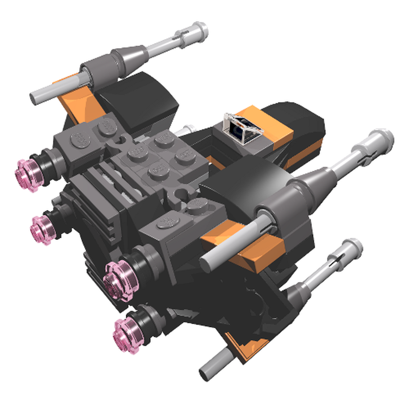 LEGO MOC Poes XWing (microfighter) by Berth Rebrickable Build with