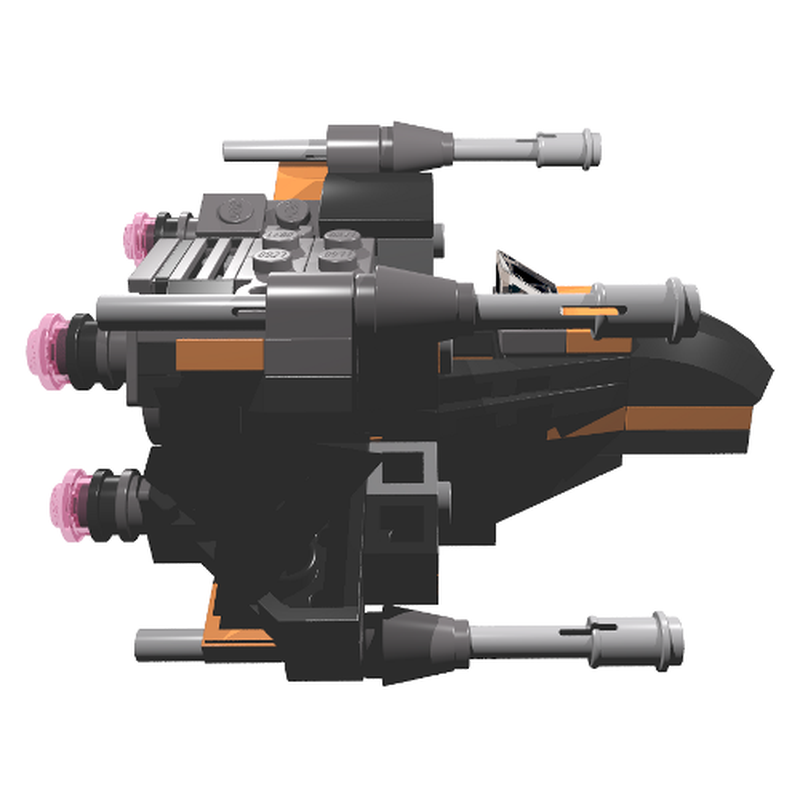 LEGO MOC Poes XWing (microfighter) by Berth Rebrickable Build with