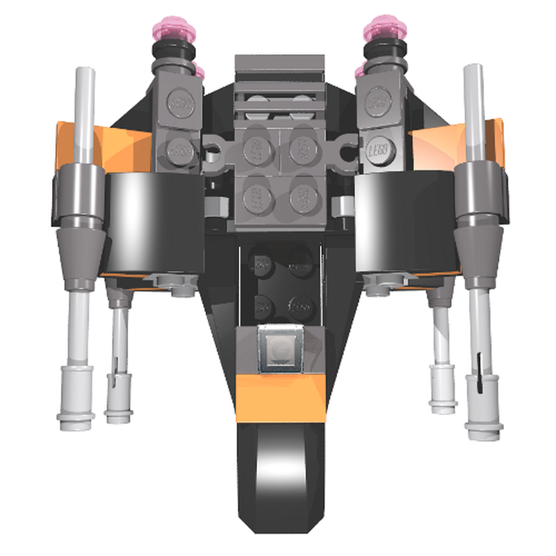 LEGO MOC Poes XWing (microfighter) by Berth Rebrickable Build with