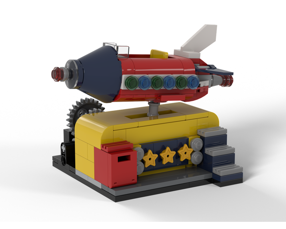 space x rocket lego