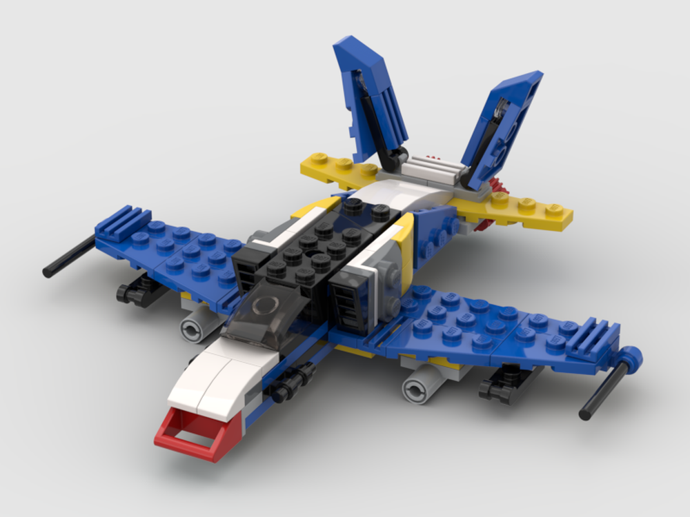 LEGO MOC 31087 - Jet Fighter by KlintIsztvud | Rebrickable - Build with ...