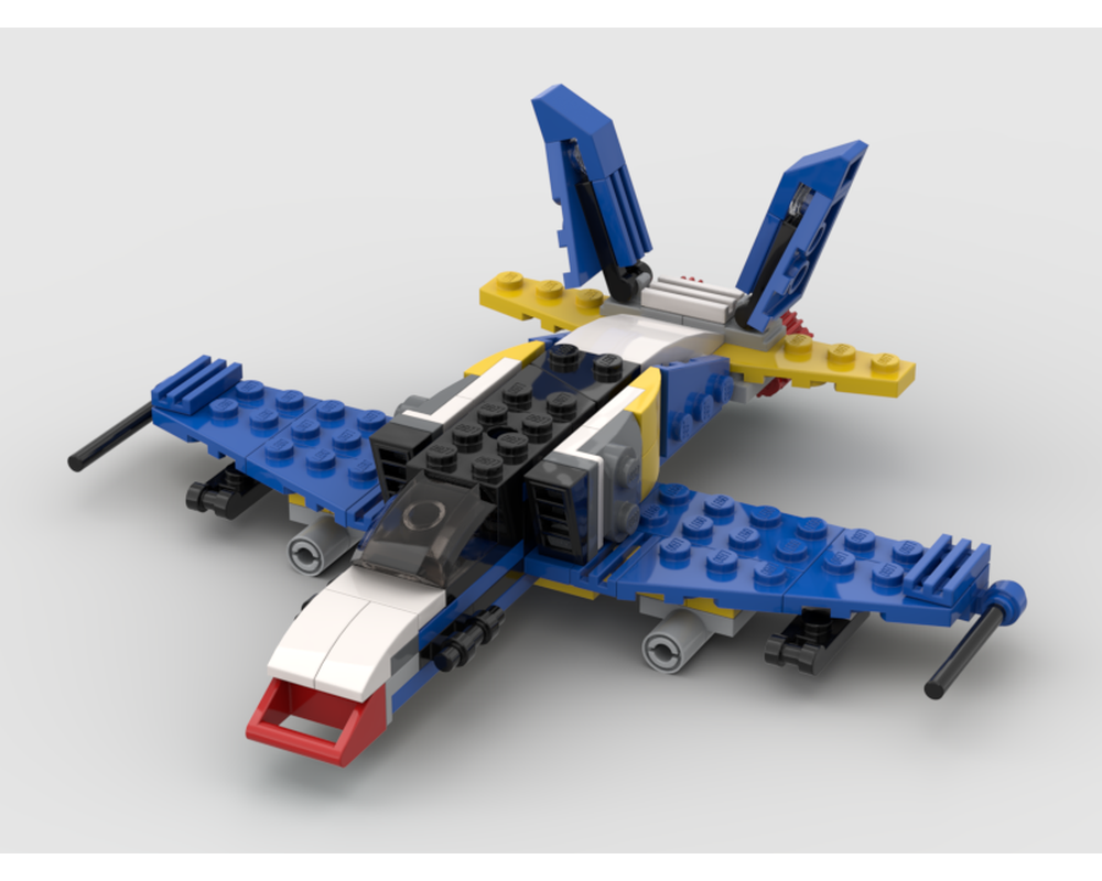 lego red fighter jet