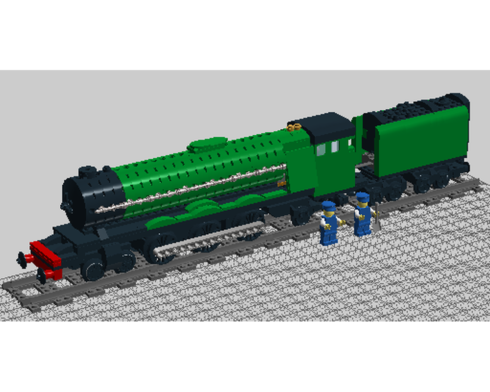 lego green train