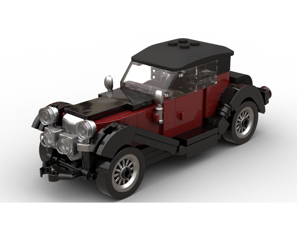 LEGO MOC Classic Classy Vintage Car by Schwimpy | Rebrickable - Build ...