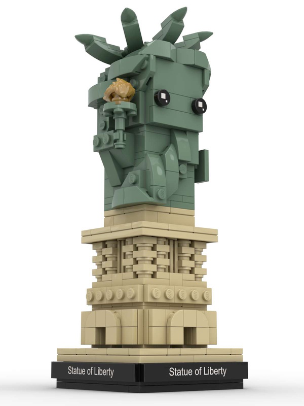 Luscious Vedhæftet fil Funktionsfejl LEGO MOC 40367 - Lady Liberty Pedestal by the_bricked_cave | Rebrickable -  Build with LEGO
