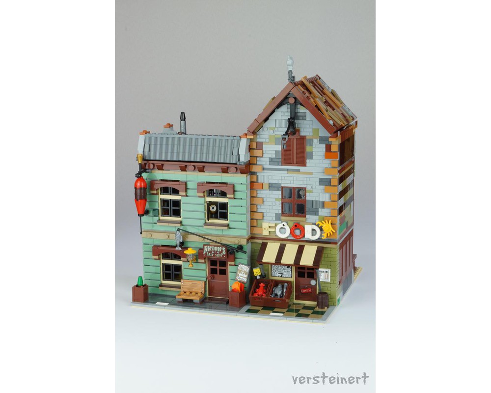 LEGO MOC 21310 - Modular Bait Shop And Grocery by Versteinert | Rebrickable  - Build with LEGO