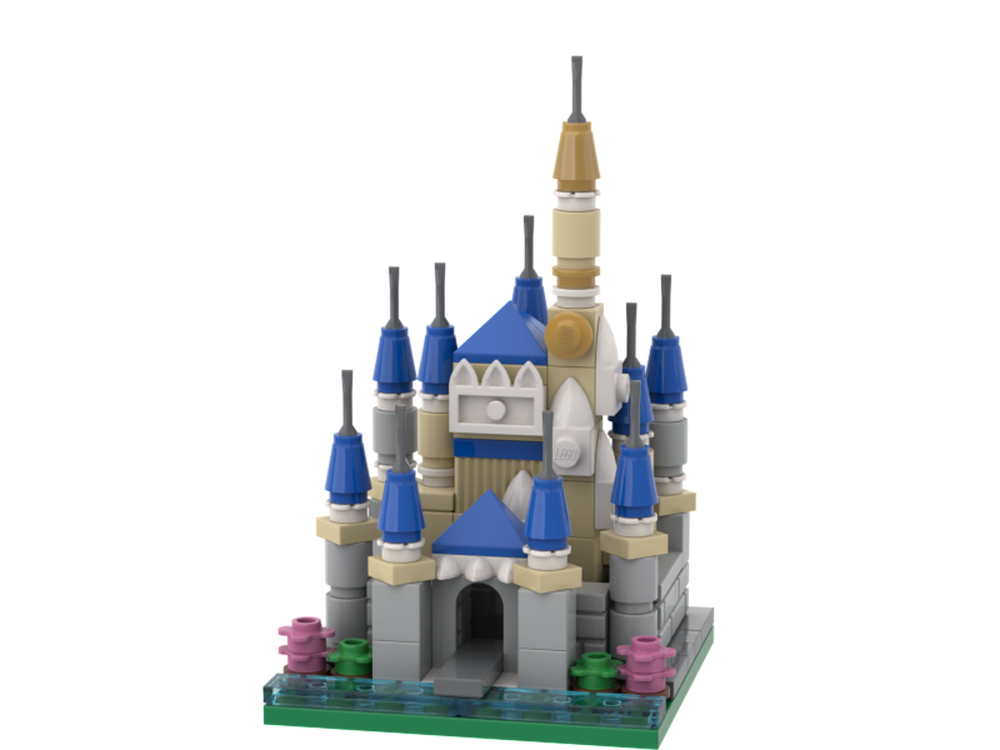 LEGO MOC Microscale Fantasy Castle by Rebrickable - Build with LEGO