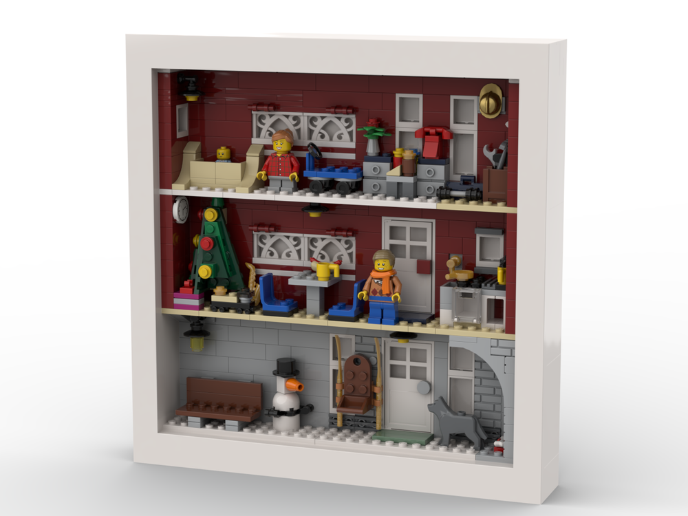 masse Reorganisere statsminister LEGO MOC Winter Village Fireman's home in Photo Frame by beewiks |  Rebrickable - Build with LEGO
