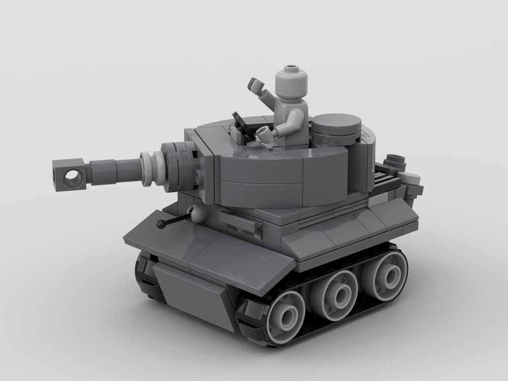 LEGO MOC [Micro Tank Fighter] Tiger i by balmiteblock