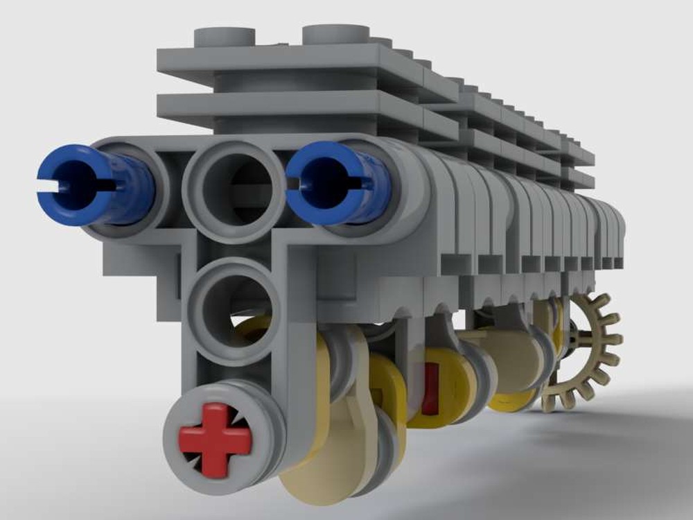 LEGO MOC-40179 Piston Engine Inline 8 by AKM-Sky | Rebrickable - Build ...