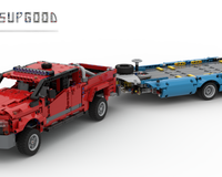 42098 C-Model: CLYDESDALE Pickup Truck and Trailer