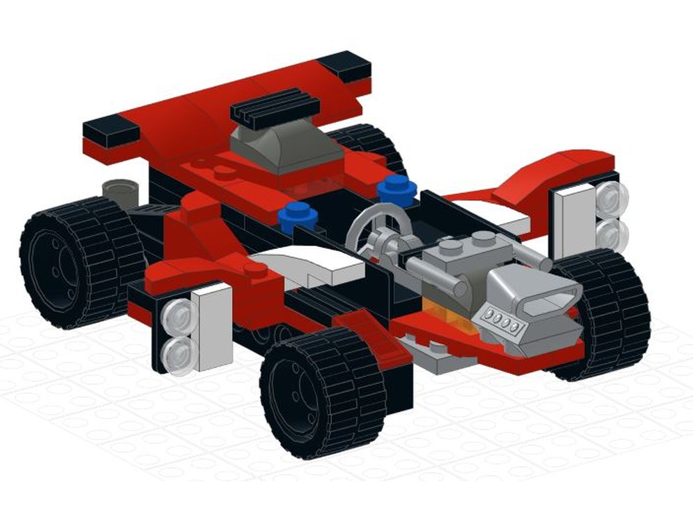 LEGO MOC Space car by Fabio_BrickintheWall | Rebrickable - Build with LEGO